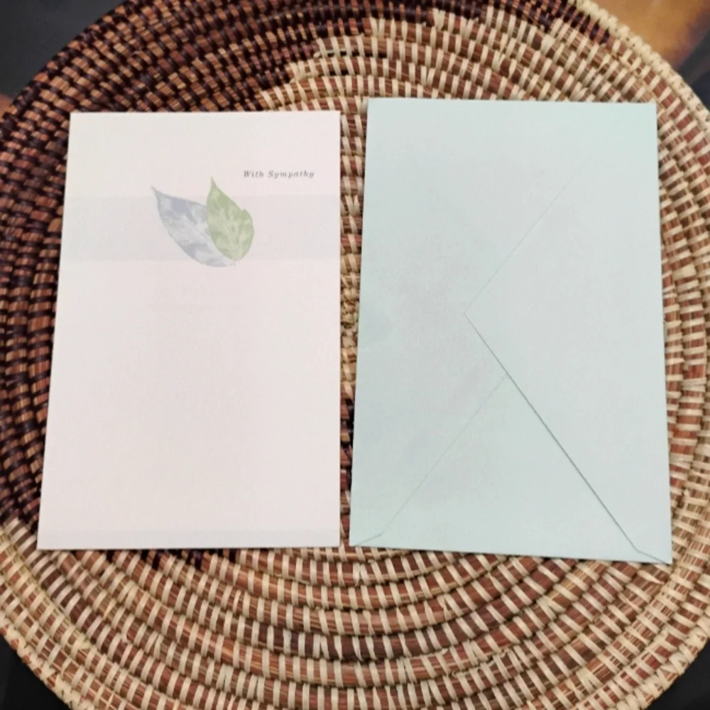 2 Sympathy Cards NEW